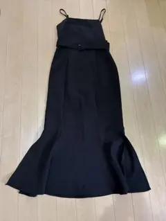 イング　キャミワンピース ブラック　マーメイド