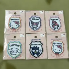 サンリオ　エンブレムワッペン　6点セット