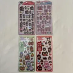【正規品】うるちゅるポップシール　モンチッチ　平成はっぴーフォン