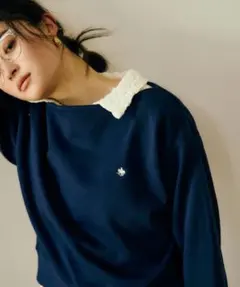 【POLO BCS】VIS別注オフショルスウェットトップスのサムネイル