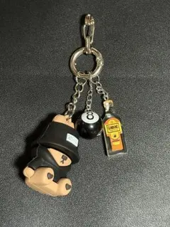 【カラビナ付き】キーホルダー　3点セット　ストリート　古着　アメカジ