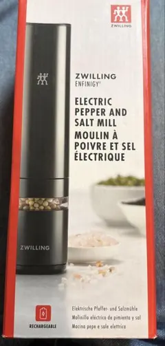 ZWILLING Enfinigy 電動ペッパーミル ブラックのサムネイル