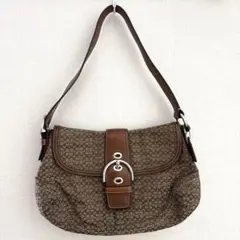 Coach Signature Soho Flap Shoulder Bag
