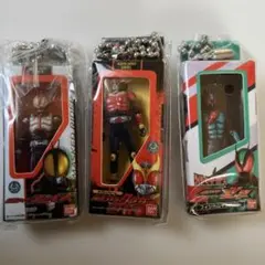 仮面ライダー ソフビパッケージチャーム3個セット