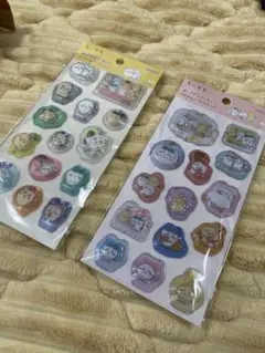 シャカシャカ　ちいかわシール２つ