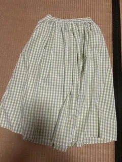 スカート　チェック　gu