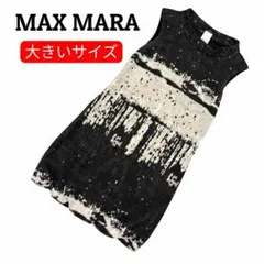 大きいサイズ‼️美品　MaxMara マックスマーラ 総柄 ワンピース 40のサムネイル