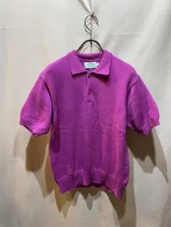 UNITED COLORS OF BENETTON コットン　半袖ニットシャツ