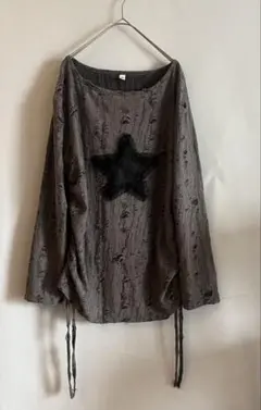 トップス　ダメージ加工　カットソー