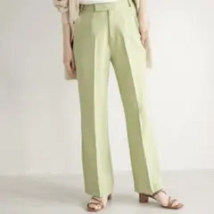 LOWRYSFARM カラーフレアパンツ