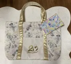 東京ディズニーシー 20周年 トートバッグ タイムトゥシャイン - メルカリ