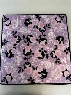 LANVIN ランバン ハンカチ 花柄 パープル系のサムネイル