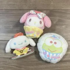 サンリオ　キーホルダーぬいぐるみ　けろけろけろっぴ　ポーチ