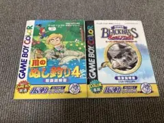説明書のみ　川のぬし釣り4、スーパーブラックバス　ソフトなし　ゲームボーイ