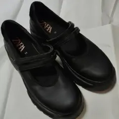 ZARA ブラック フラットシューズ 39