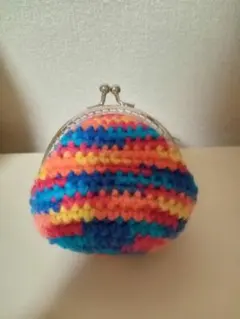 元気カラーのコインケース　ハンドメイド