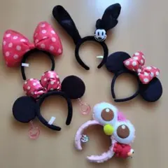 ディズニー カチューシャ 5点セット まとめ売り