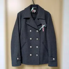 GREEN LABEL RELAXINGダブルブレスト Pコートウール M