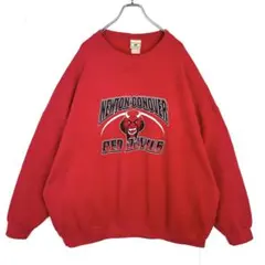 90s LEE リー ヘビーウェイト トレーナー スウェット レッド 赤