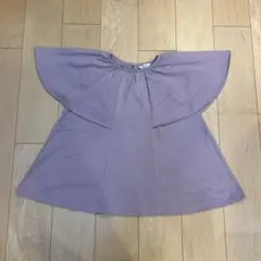 BEAMS HEART ラベンダー フレアスリーブ Tシャツ