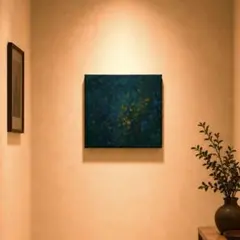 テクスチャーアート 深海に射す光 アクリル画 絵画 - メルカリ