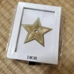 Dior ゴールド 星形ピンバッジ