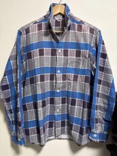 VINTAGE 50s Fruit of the loom プリントネルシャツのサムネイル