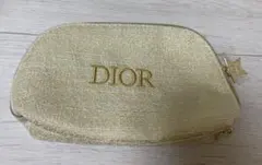 Dior ポーチ ゴールド