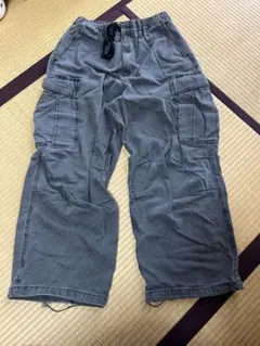 GUカーゴパンツ　グレー　M
