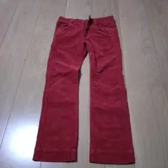 赤色コーデュロイズボン　120センチ