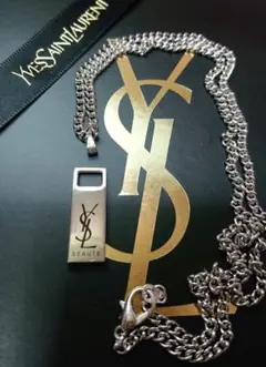 【正規 未使用】YVES SAINT LAURENT 銀/3㎜ネックレスチェーン