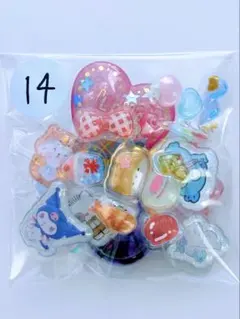 ぷっくり　硬いシール　立体　詰め合わせ　１４