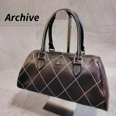 archive 00s stitch leather minibostonbag