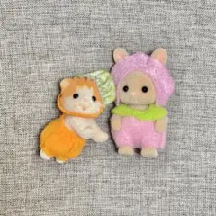 フルーツパーティー2 みるくうさぎの赤ちゃん メイプルねこの赤ちゃん