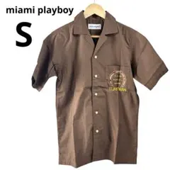 miami playboy プレイボーイ 半袖シャツ S　ヴィンテージのサムネイル
