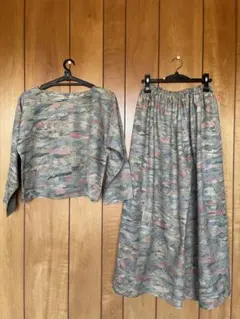 着物リメイク　セットアップ