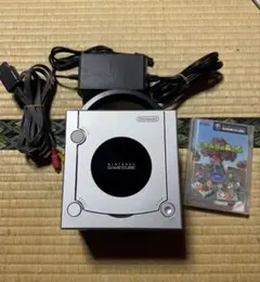 【動作確認済み】ゲームキューブ本体 シルバー どうぶつの森e+付き