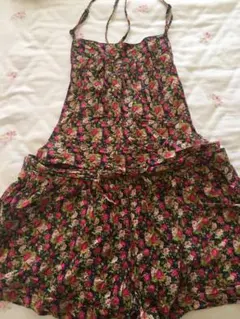 NICE CLAUP ショートパンツサロペット