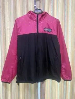 OUTDOOR PRODUCTS ウィンドブレーカー ピンク×黒 裏起毛 L