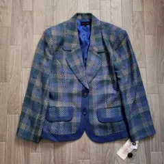 新品 yuki torii 千鳥格子 テーラードジャケット 入手困難 M相当