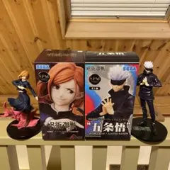 呪術廻戦　 五条悟　釘崎野薔薇　スーパープレミアムフィギュア　SPM 2体セット