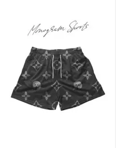 xizle Monogram mesh short ハーフパンツ xizle ハーフパンツ familybusiness swag - メルカリ