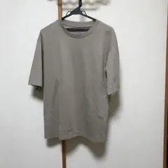 GU ドライポンチ クルーネックTシャツ ベージュ S