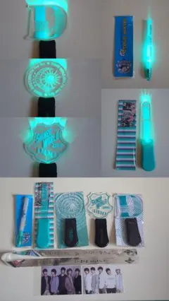 SHINee 公式 ペンライト 歴代日本ツアー まとめ売り 銀テープ付き