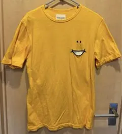 MARKAWARE スマイルポケット Tシャツ イエローサイズ2