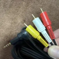 JVC AVケーブル2m 3.5mm 4極 ミニプラグ RCA変換のサムネイル
