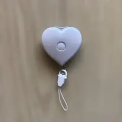 未使用品・収納式ネックストラップ・プティ・ホワイト・鍵・カメラ・スマホショルダー