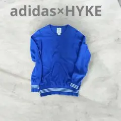 HYKE adidas originalsハイク　アディダス　ロゴ　ニット