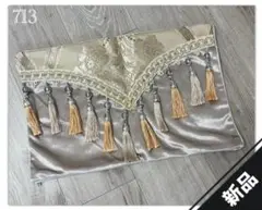 713◆新品◆フリンジ付き クッションカバー◆インテリア