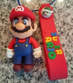 マリオ フィギュア型ストラップ スーパーマリオブラザーズ 任天堂